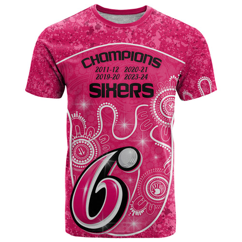 custom-sydney-sixers-cricket-t-shirt-the-fourth-time-champions-aboriginal