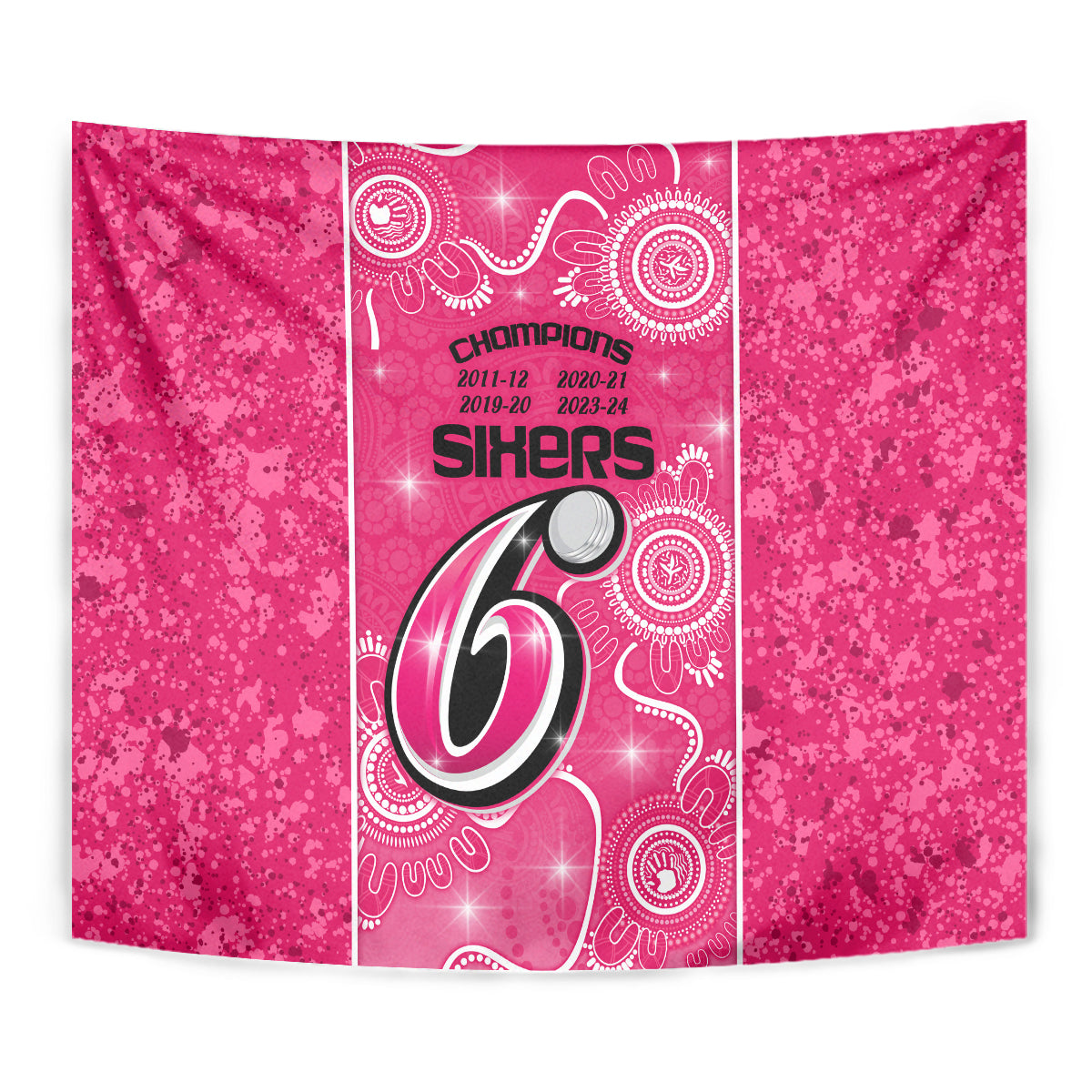 custom-sydney-sixers-cricket-tapestry-the-fourth-time-champions-aboriginal