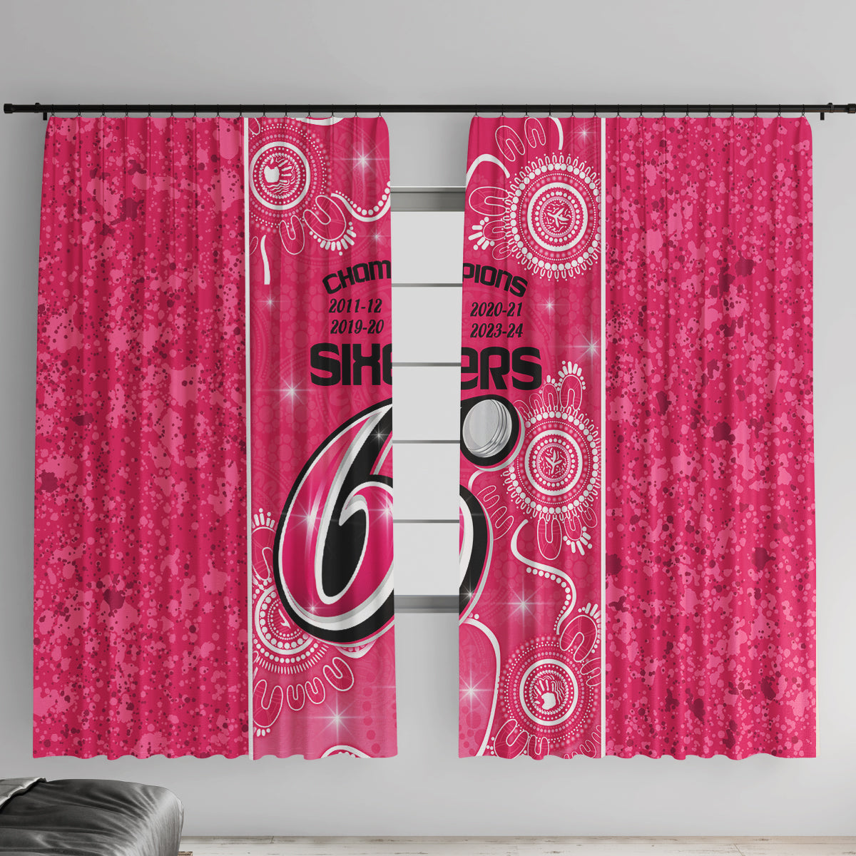 custom-sydney-sixers-cricket-window-curtain-the-fourth-time-champions-aboriginal
