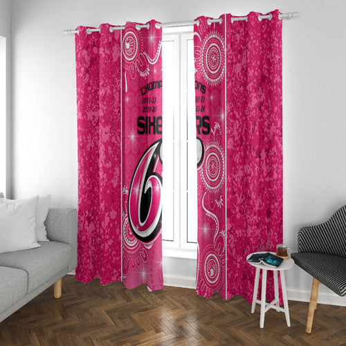 custom-sydney-sixers-cricket-window-curtain-the-fourth-time-champions-aboriginal