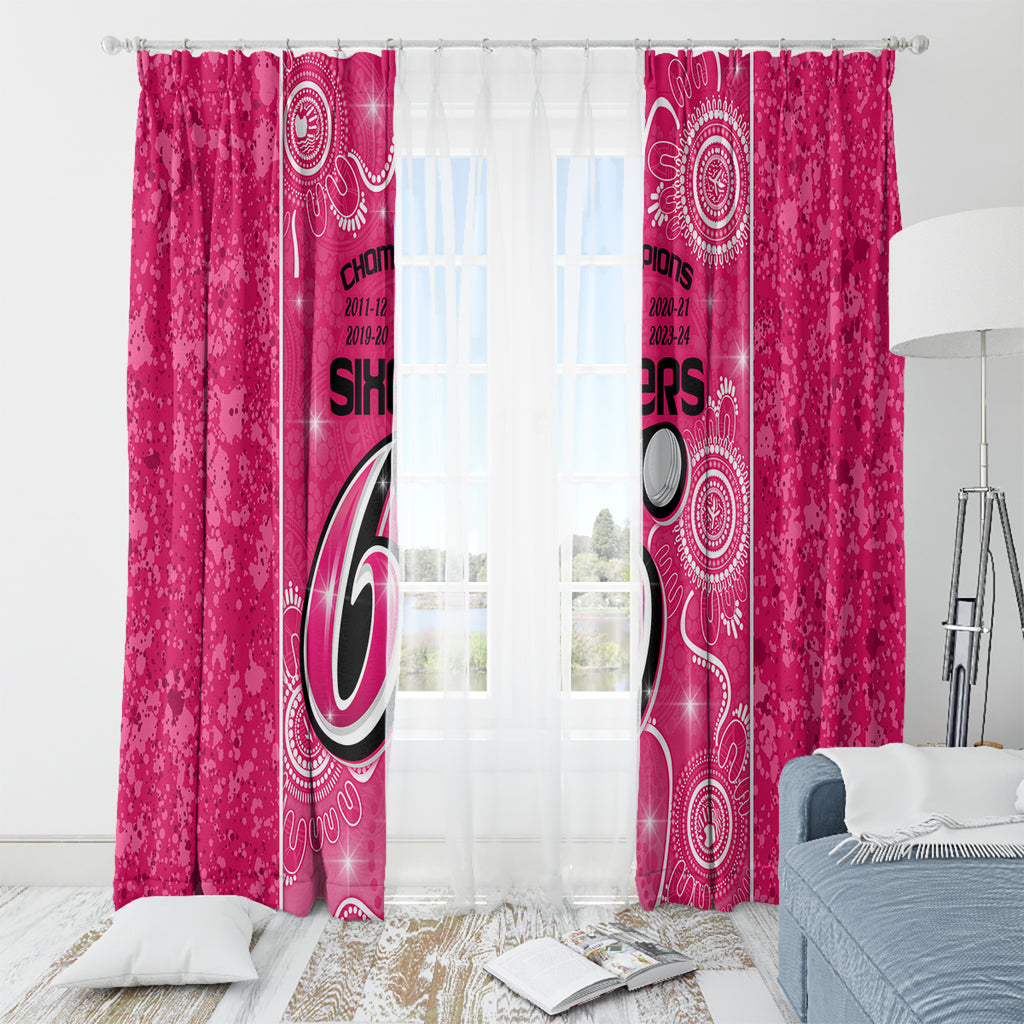 custom-sydney-sixers-cricket-window-curtain-the-fourth-time-champions-aboriginal