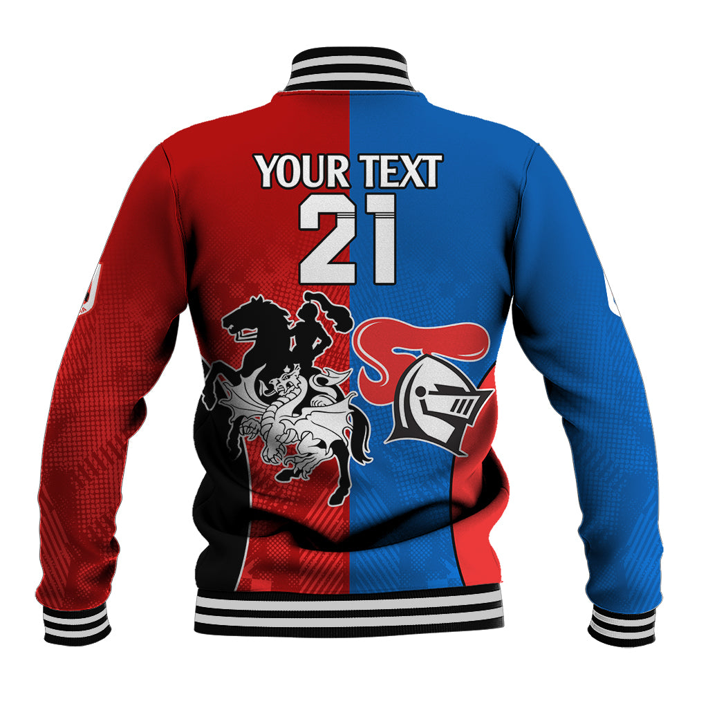 NRL Dragons and Knights Sporty Style Baseball Jacket