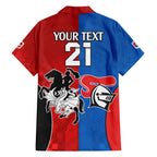NRL Dragons and Knights Sporty Style Hawaiian Shirt