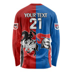 NRL Dragons and Knights Sporty Style Long Sleeve Shirt