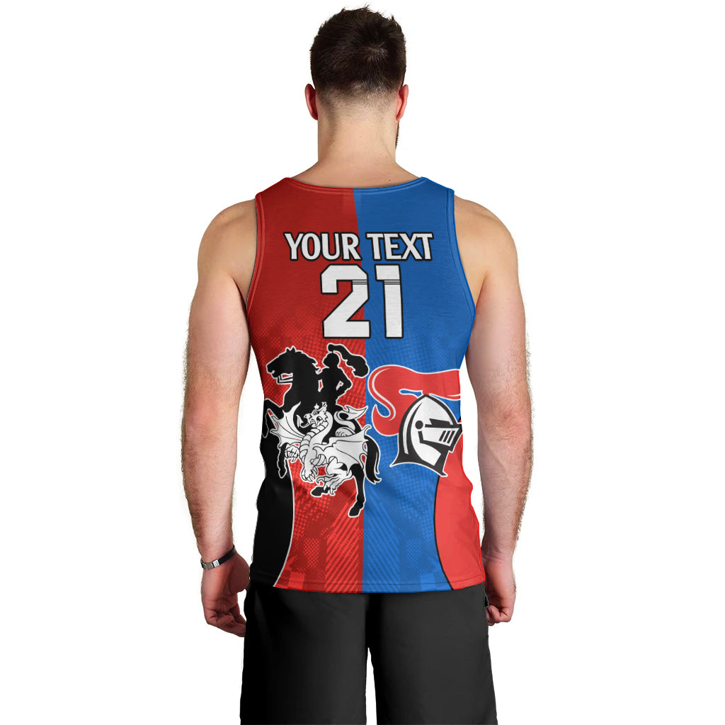 NRL Dragons and Knights Sporty Style Men Tank Top