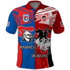 NRL Dragons and Knights Sporty Style Polo Shirt
