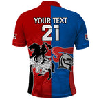 NRL Dragons and Knights Sporty Style Polo Shirt