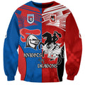 NRL Dragons and Knights Sporty Style Sweatshirt