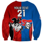 NRL Dragons and Knights Sporty Style Sweatshirt
