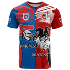 NRL Dragons and Knights Sporty Style T Shirt