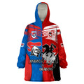 NRL Dragons and Knights Sporty Style Wearable Blanket Hoodie