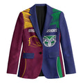 Custom Warriors-Broncos Blazer Together Sporty Style