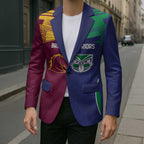 Custom Warriors-Broncos Blazer Together Sporty Style