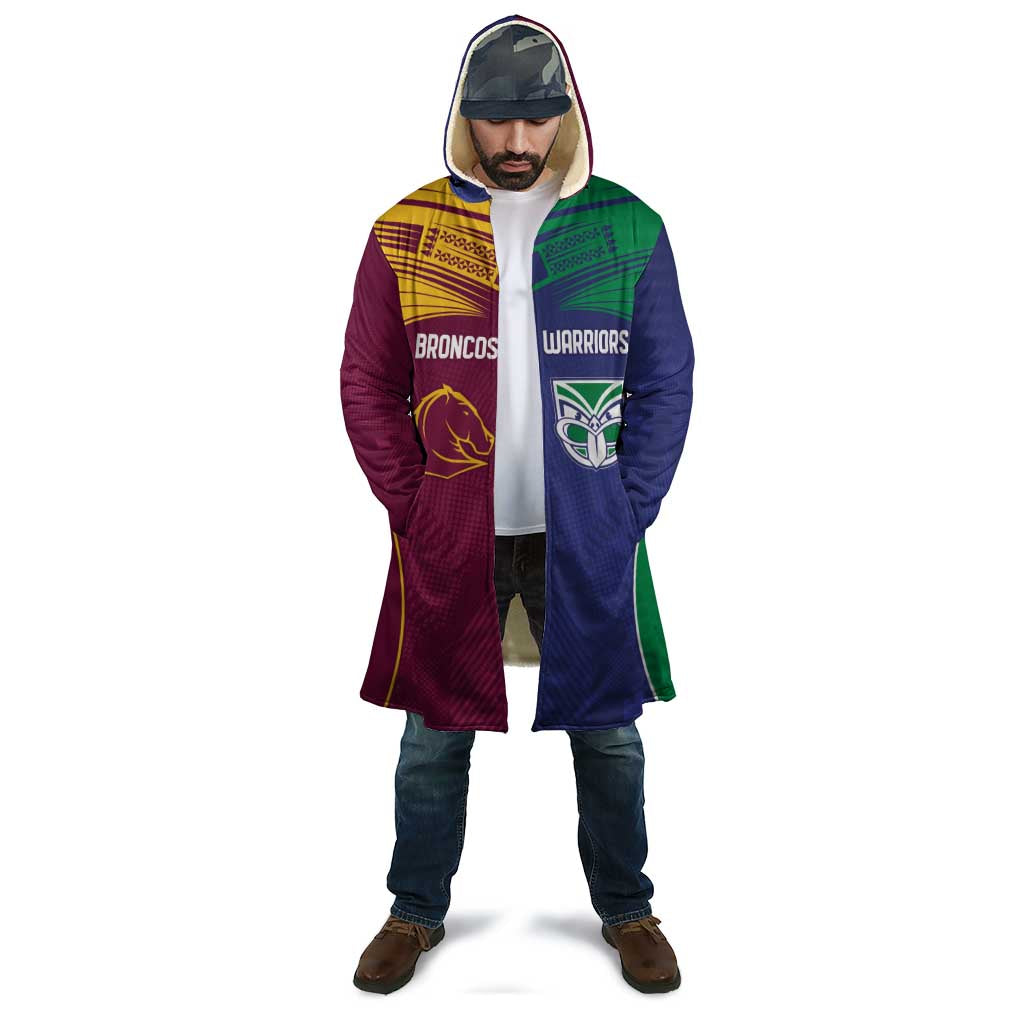 Custom Warriors-Broncos Cloak Together Sporty Style