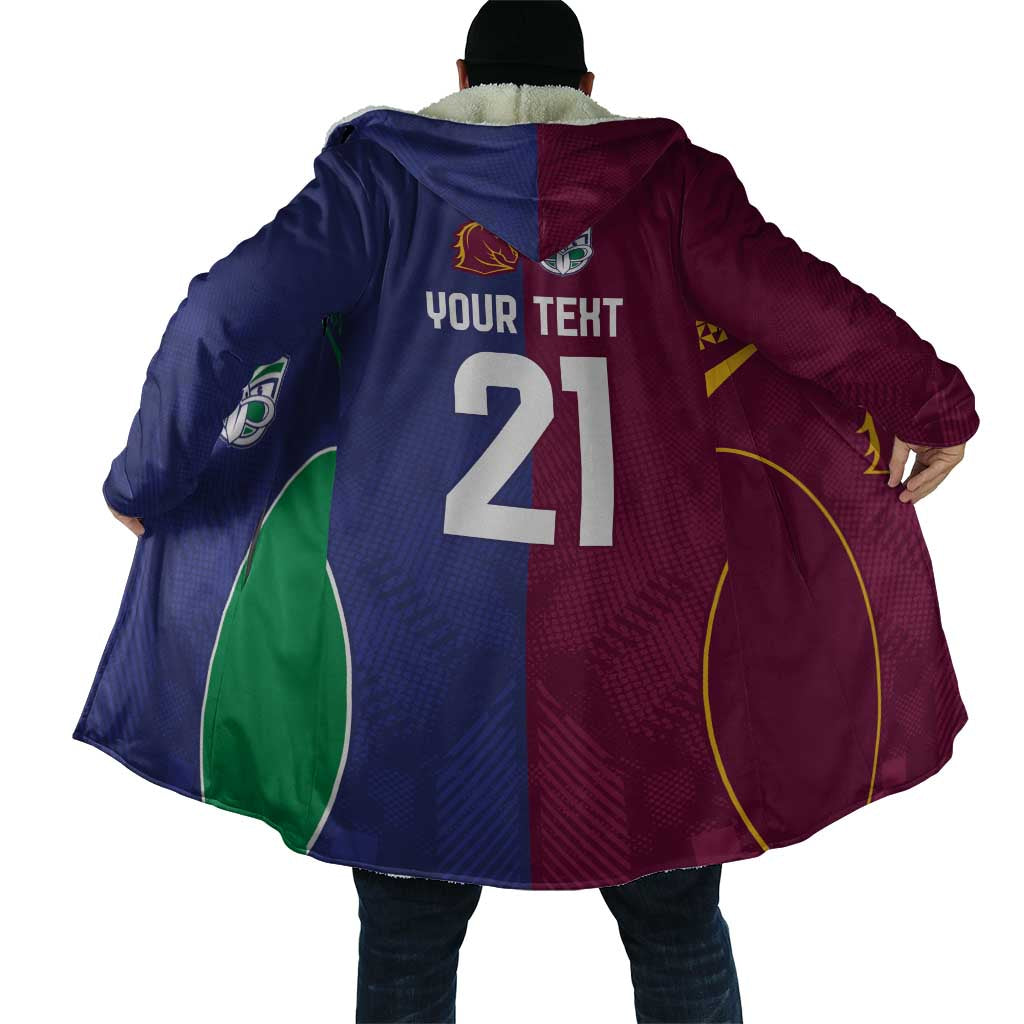 Custom Warriors-Broncos Cloak Together Sporty Style