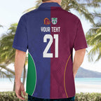 Custom Warriors-Broncos Hawaiian Shirt Together Sporty Style