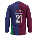 Custom Warriors-Broncos Hockey Jersey Together Sporty Style