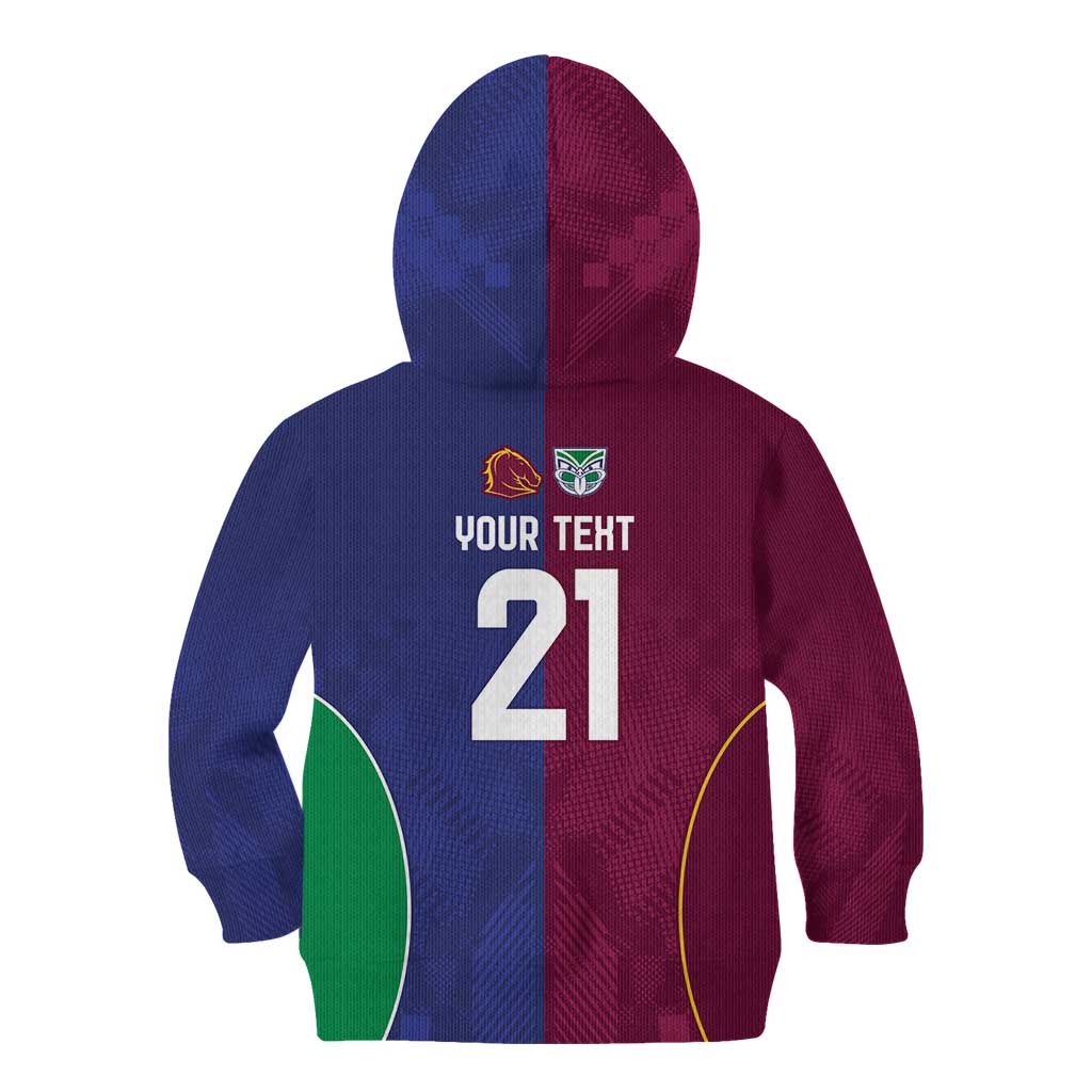 Custom Warriors-Broncos Kid Hoodie Together Sporty Style