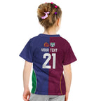Custom Warriors-Broncos Kid T Shirt Together Sporty Style