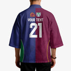 Custom Warriors-Broncos Kimono Together Sporty Style