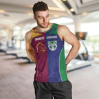 Custom Warriors-Broncos Men Tank Top Together Sporty Style