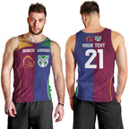 Custom Warriors-Broncos Men Tank Top Together Sporty Style