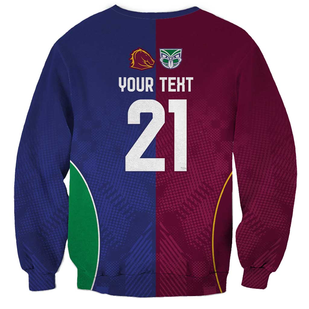 Custom Warriors-Broncos Sweatshirt Together Sporty Style