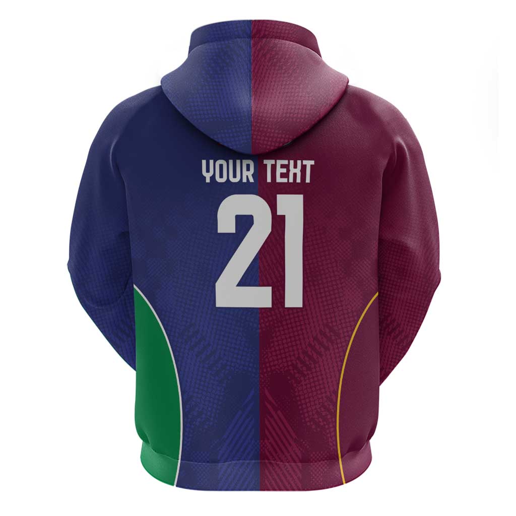Custom Warriors-Broncos Zip Hoodie Together Sporty Style