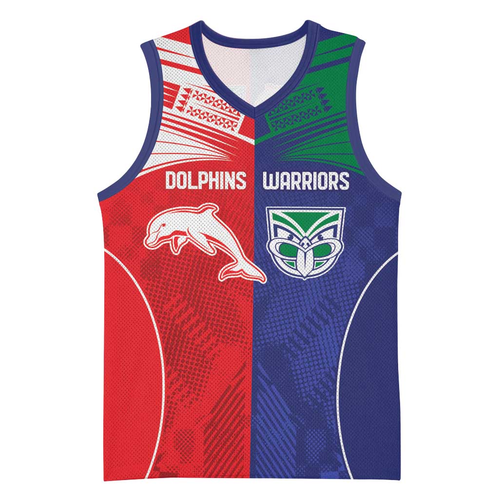 Custom Warriors-Dolphins Basketball Jersey Together Sporty Style