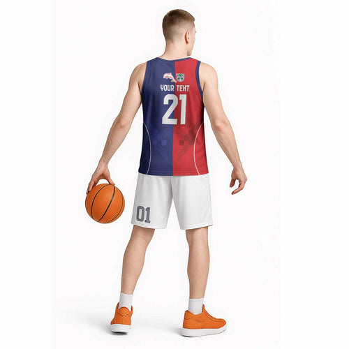 Custom Warriors-Dolphins Basketball Jersey Together Sporty Style