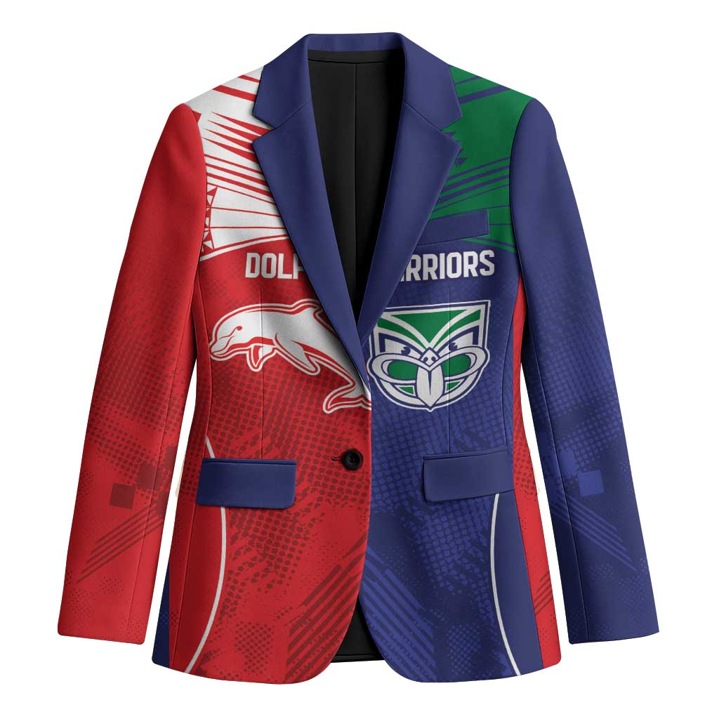 Custom Warriors-Dolphins Blazer Together Sporty Style