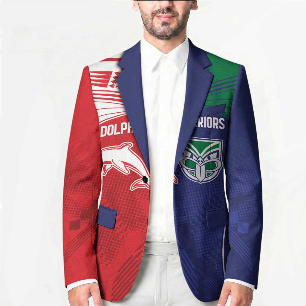 Custom Warriors-Dolphins Blazer Together Sporty Style