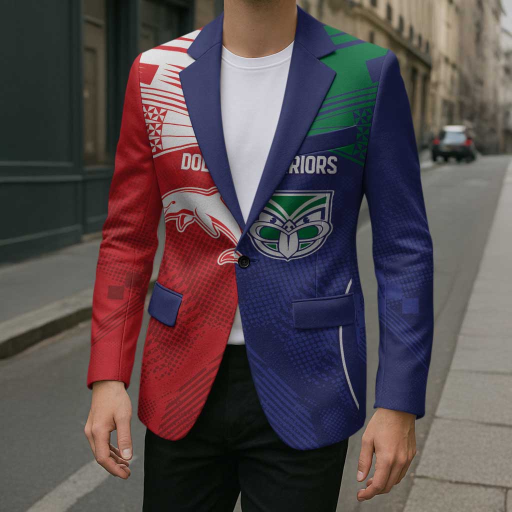 Custom Warriors-Dolphins Blazer Together Sporty Style