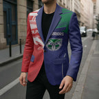Custom Warriors-Dolphins Blazer Together Sporty Style