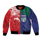 Custom Warriors-Dolphins Bomber Jacket Together Sporty Style