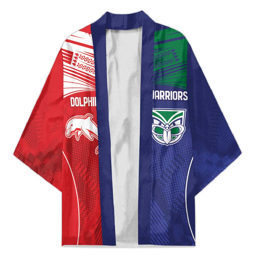Custom Warriors-Dolphins Kimono Together Sporty Style