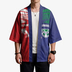 Custom Warriors-Dolphins Kimono Together Sporty Style