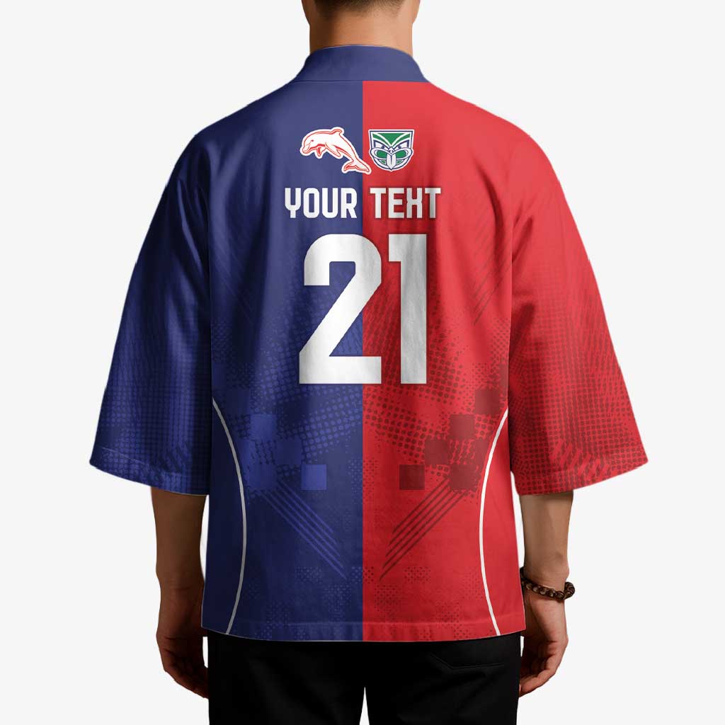 Custom Warriors-Dolphins Kimono Together Sporty Style