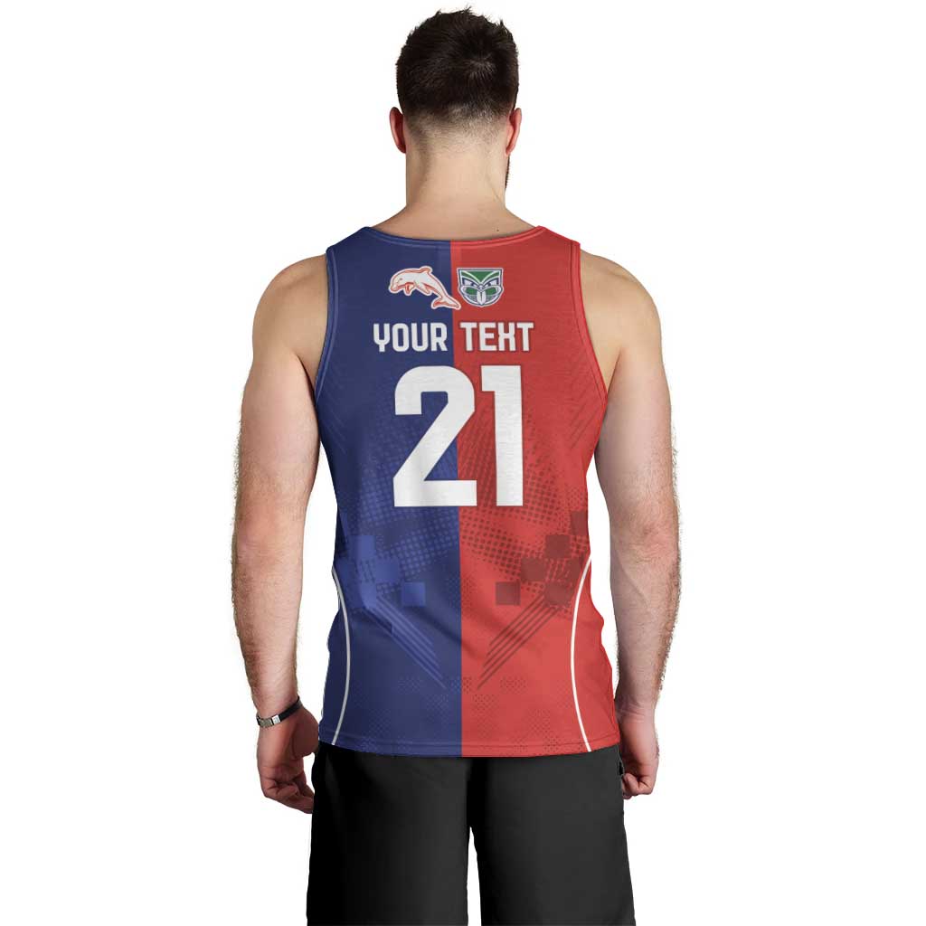 Custom Warriors-Dolphins Men Tank Top Together Sporty Style