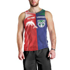 Custom Warriors-Dolphins Men Tank Top Together Sporty Style