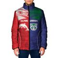 Custom Warriors-Dolphins Padded Jacket Together Sporty Style