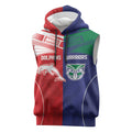 Custom Warriors-Dolphins Sleeveless Hoodie Together Sporty Style