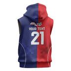 Custom Warriors-Dolphins Sleeveless Hoodie Together Sporty Style