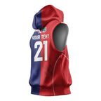 Custom Warriors-Dolphins Sleeveless Hoodie Together Sporty Style