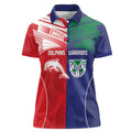 Custom Warriors-Dolphins Women Polo Shirt Together Sporty Style