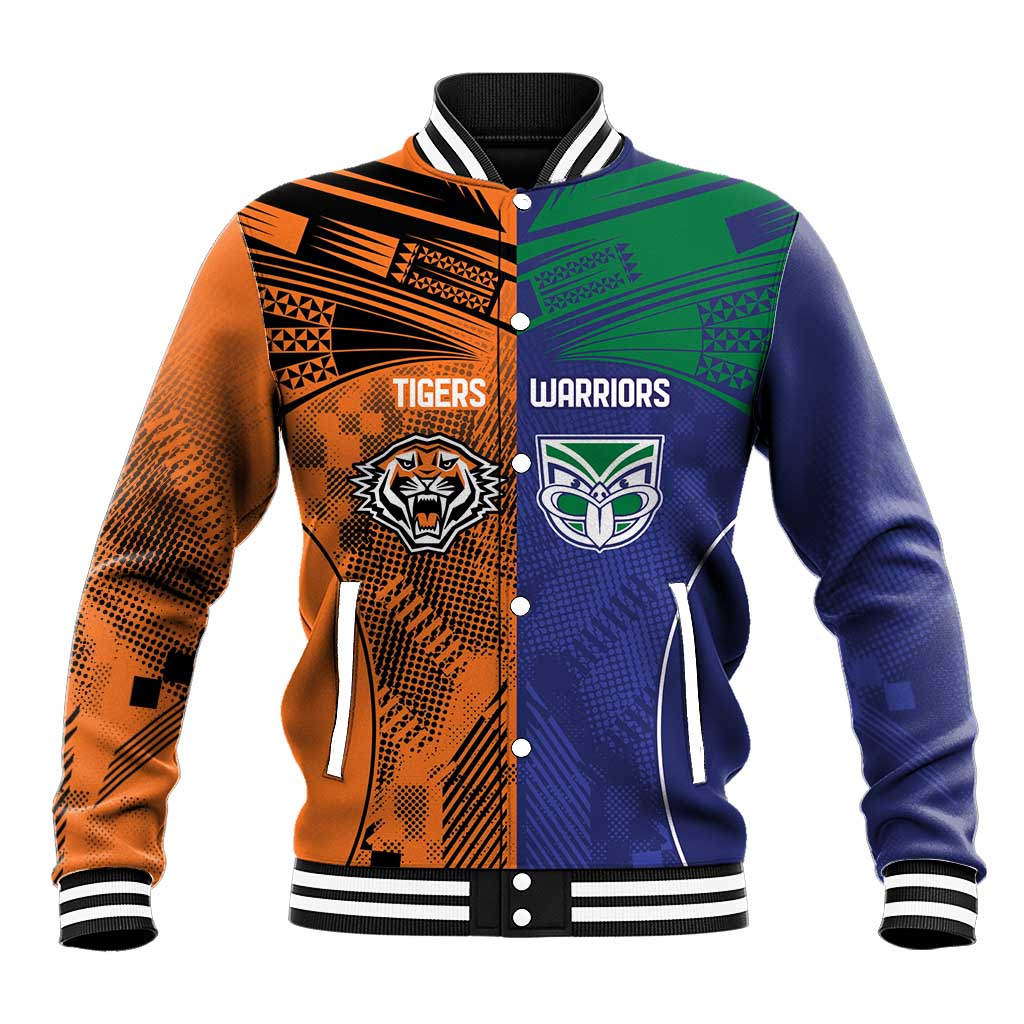 Custom Warriors-Tigers Baseball Jacket Together Sporty Style