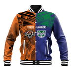 Custom Warriors-Tigers Baseball Jacket Together Sporty Style