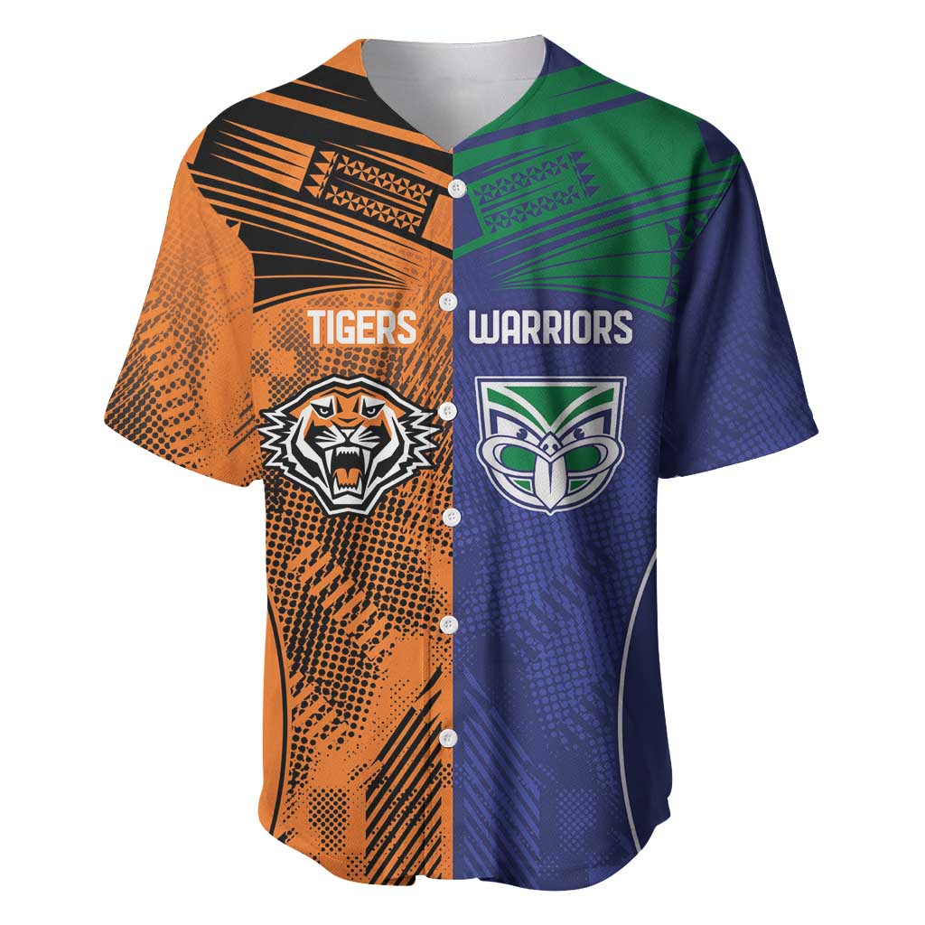 Custom Warriors-Tigers Baseball Jersey Together Sporty Style