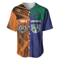 Custom Warriors-Tigers Baseball Jersey Together Sporty Style