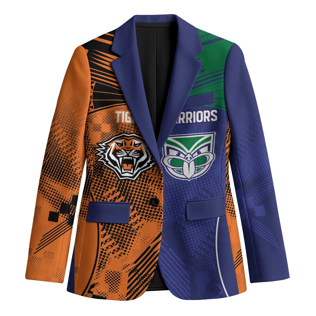 Custom Warriors-Tigers Blazer Together Sporty Style